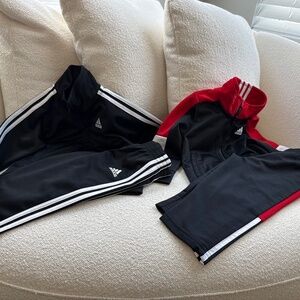 2 Adidas Pant & Jacket Sets - Size 12M